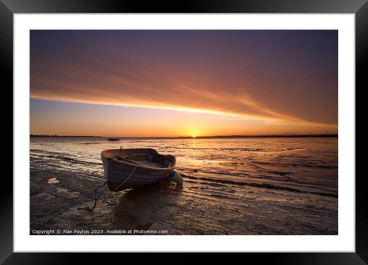 Sunrise at Swale Estuary II Framed Mounted Print by Alan Payton