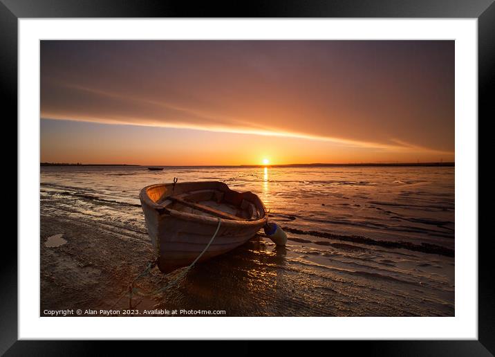 Sunrise at Swale Estuary III Framed Mounted Print by Alan Payton