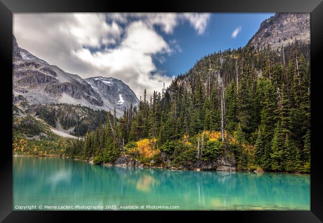 The Spectacular Joffre Lakes in Autumn Framed Print by Pierre Leclerc Photography