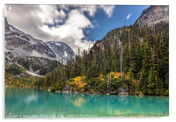The Spectacular Joffre Lakes in Autumn Acrylic by Pierre Leclerc Photography
