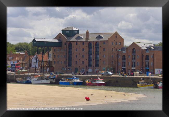 Wells Next The Sea Harbour Framed Print by Stephen Noulton