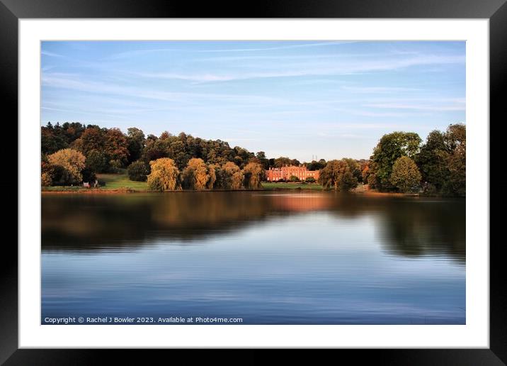 Himley Hall and Lake Framed Mounted Print by RJ Bowler