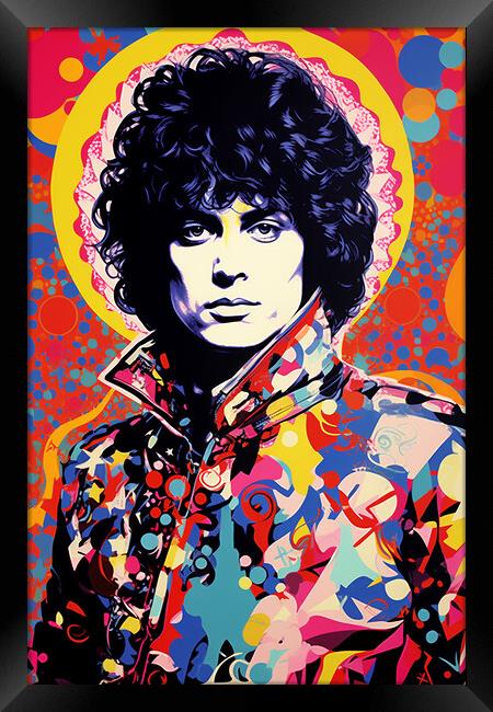 Marc Bolan Framed Print by Steve Smith