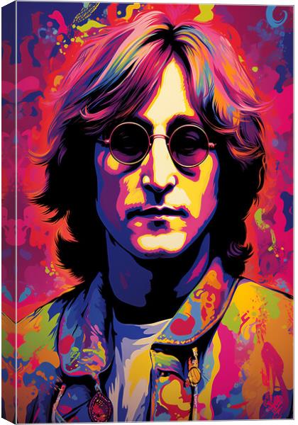 John Lennon Canvas Print by Steve Smith