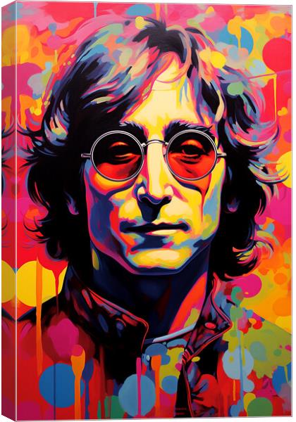 John Lennon Canvas Print by Steve Smith