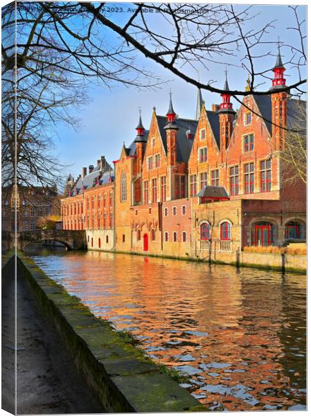Beautiful Brugge. Canvas Print by Jason Connolly