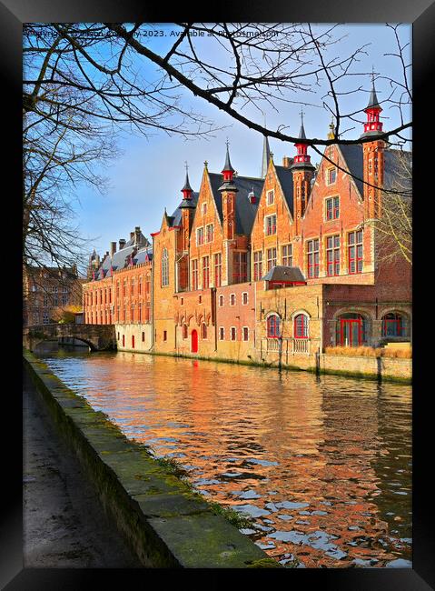 Beautiful Brugge. Framed Print by Jason Connolly