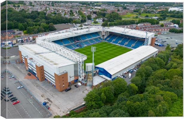 Ewood Park Aerial View Canvas Print by Apollo Aerial Photography