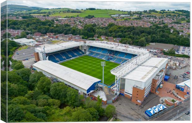 Blackburn Rovers FC Canvas Print by Apollo Aerial Photography