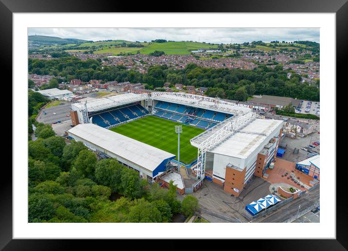 Blackburn Rovers FC Framed Mounted Print by Apollo Aerial Photography