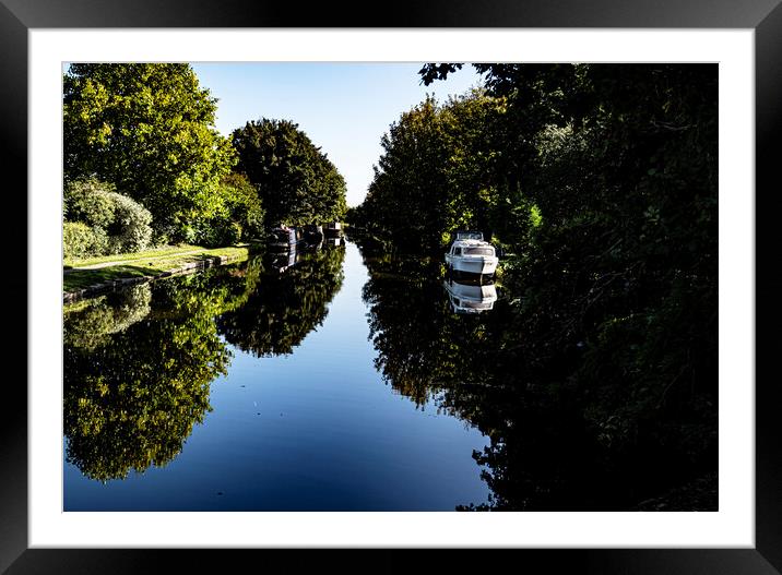Rufford top lock  Framed Mounted Print by David French