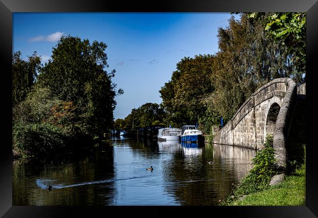Leeds to Liverpool Canal Framed Print by David French