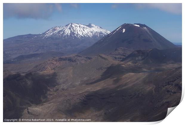 Mount Ruapehu and Tongariro aka 
