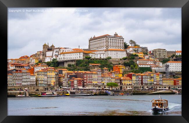 Douro River Porto Portugal Framed Print by Pearl Bucknall