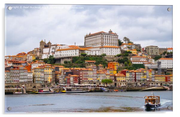 Douro River Porto Portugal Acrylic by Pearl Bucknall