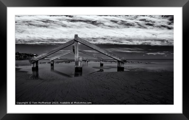  Lossiemouth Beach Framed Mounted Print by Tom McPherson