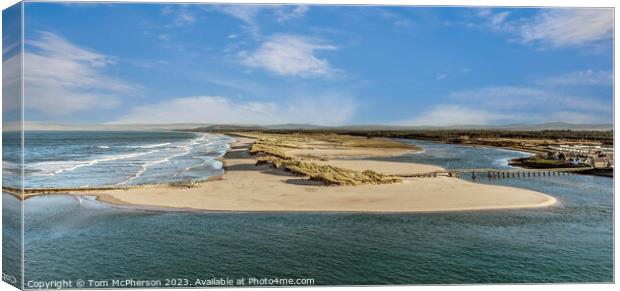 Lossiemouth Panorama Canvas Print by Tom McPherson