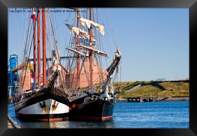 Tall Ships Regatta, Port of Blyth Framed Print by Jim Jones