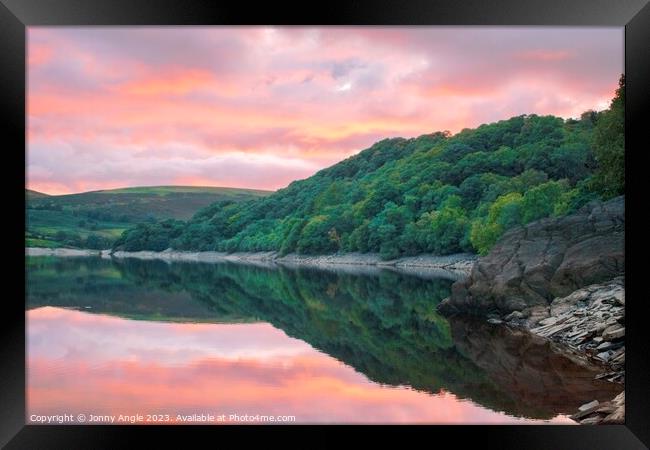 Sunset above and below  Framed Print by Jonny Angle