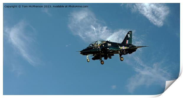 RAF Lossiemouth British Aerospace Hawk T.1A  Print by Tom McPherson