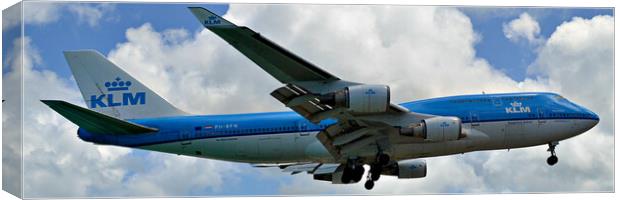Boeing 747 of KLM Canvas Print by Allan Durward Photography