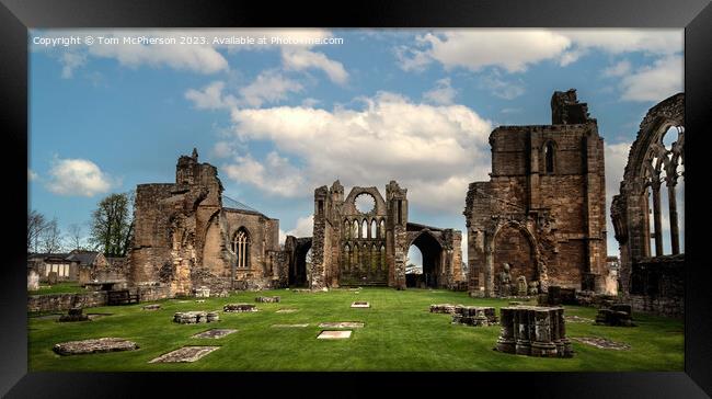  Elgin Cathedral Framed Print by Tom McPherson