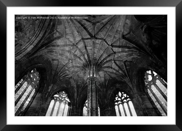 Elgin Cathedral, Chapter House Framed Mounted Print by Tom McPherson