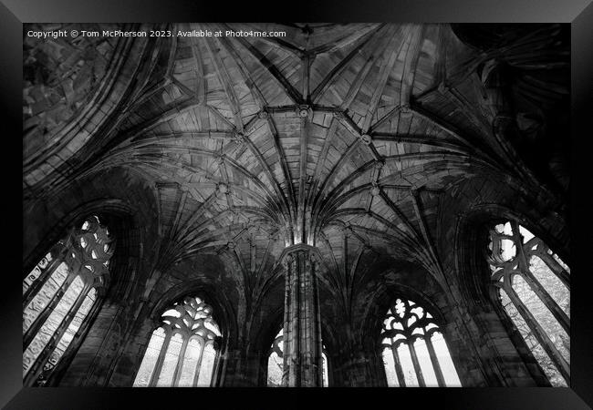 Elgin Cathedral, Chapter House Framed Print by Tom McPherson