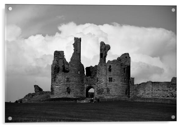  Dunstanburgh Castle Northhumberland  Acrylic by Helen Reid