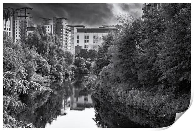 Living by the Leeds Liverpool Canal Print by Glen Allen