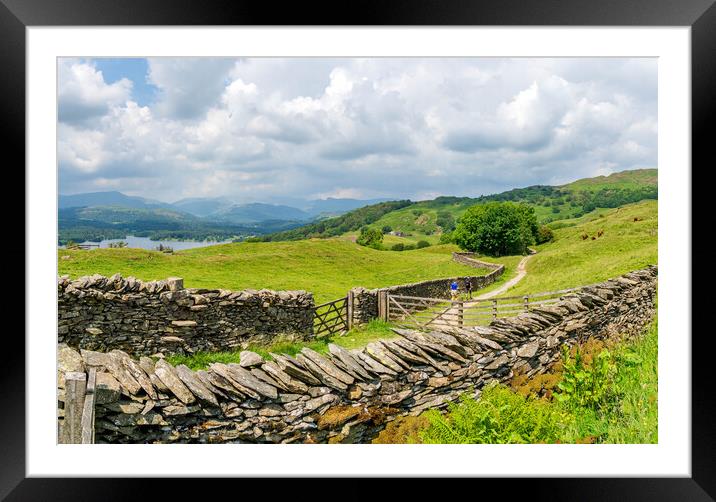 Windermere Wall Art Framed Mounted Print by Paul Grubb