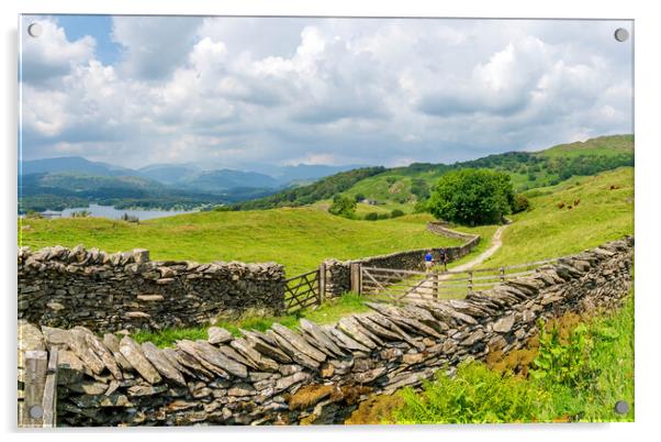 Windermere Wall Art Acrylic by Paul Grubb