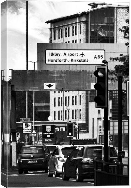 Ilkley, Airport, Horsforth, Kirkstall Canvas Print by Glen Allen