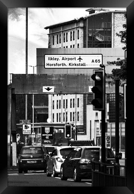 Ilkley, Airport, Horsforth, Kirkstall Framed Print by Glen Allen