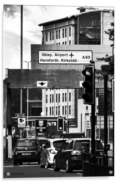 Ilkley, Airport, Horsforth, Kirkstall Acrylic by Glen Allen