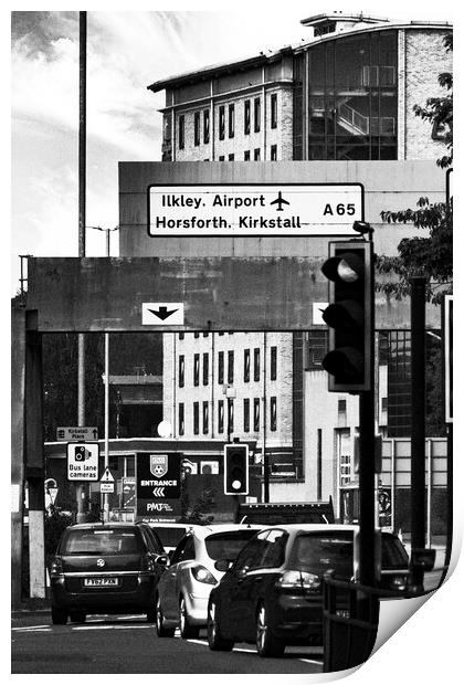 Ilkley, Airport, Horsforth, Kirkstall Print by Glen Allen