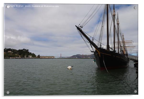 Maritime Museum of San Francisco California Acrylic by Arun 