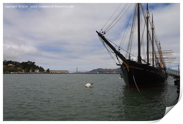 Maritime Museum of San Francisco California Print by Arun 