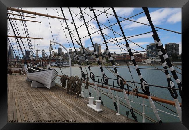 Maritime Museum of San Francisco California Framed Print by Arun 