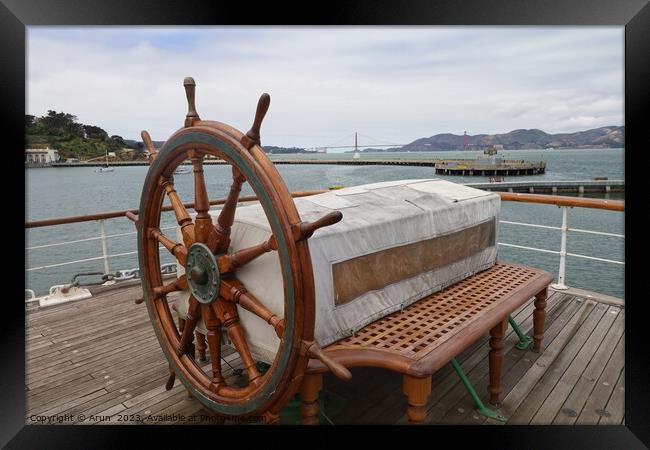 Maritime Museum of San Francisco California Framed Print by Arun 