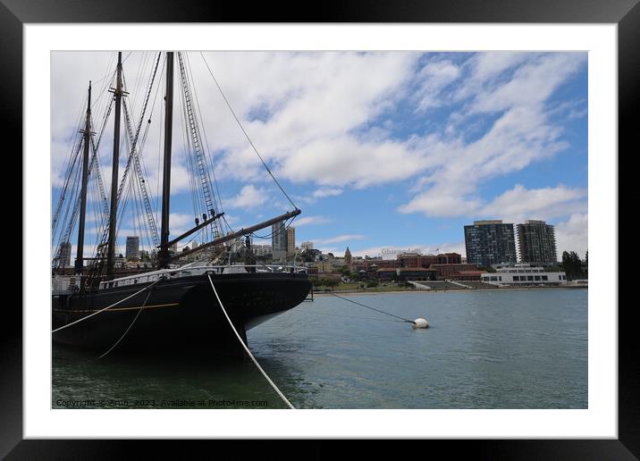 Maritime Museum of San Francisco California Framed Mounted Print by Arun 