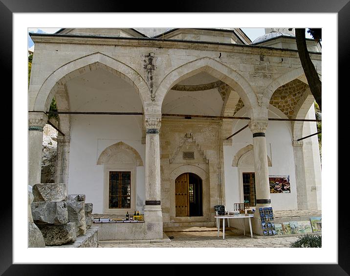 Mosque of Pocitelj Framed Mounted Print by radoslav rundic