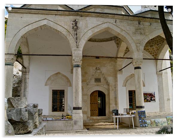 Mosque of Pocitelj Acrylic by radoslav rundic