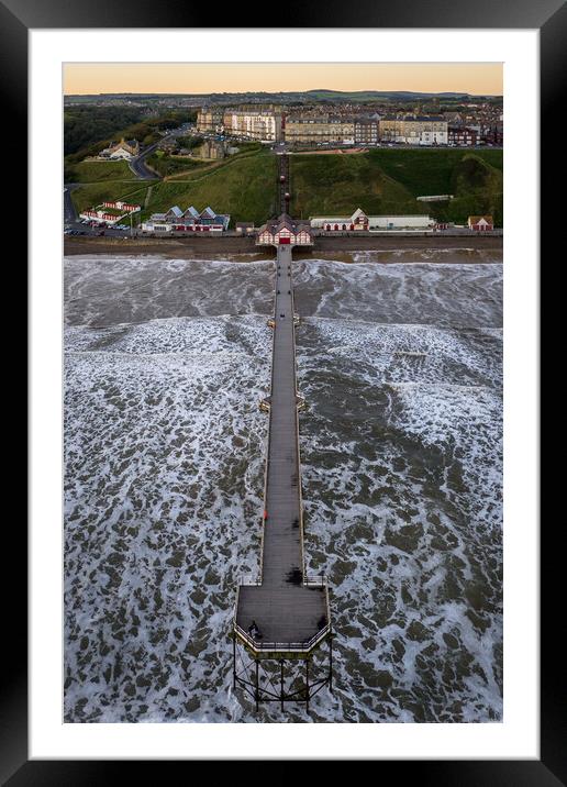 Saltburn By The Sea Framed Mounted Print by Apollo Aerial Photography