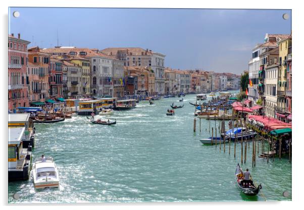Grand Canal Venice Acrylic by Paul Chambers