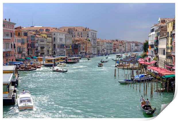 Grand Canal Venice Print by Paul Chambers