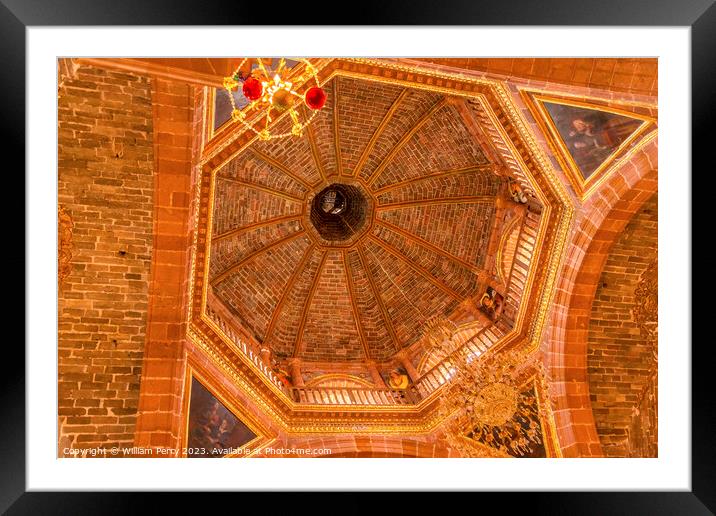 Parroquia Archangel Church San Miguel de Allende Mexico Framed Mounted Print by William Perry