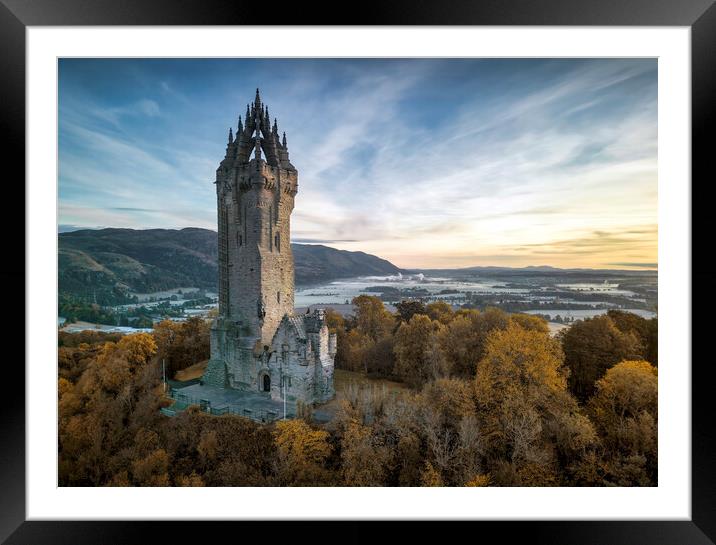 The National Wallace Monument  Framed Mounted Print by Anthony McGeever