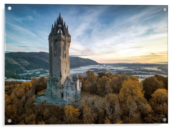 The National Wallace Monument  Acrylic by Anthony McGeever