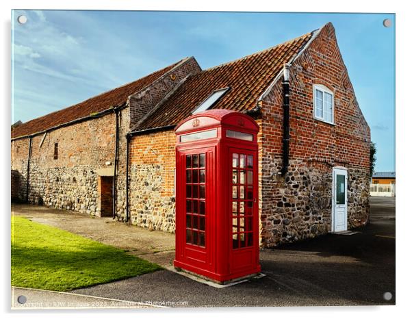 Iconic Red Phonebox Acrylic by RJW Images